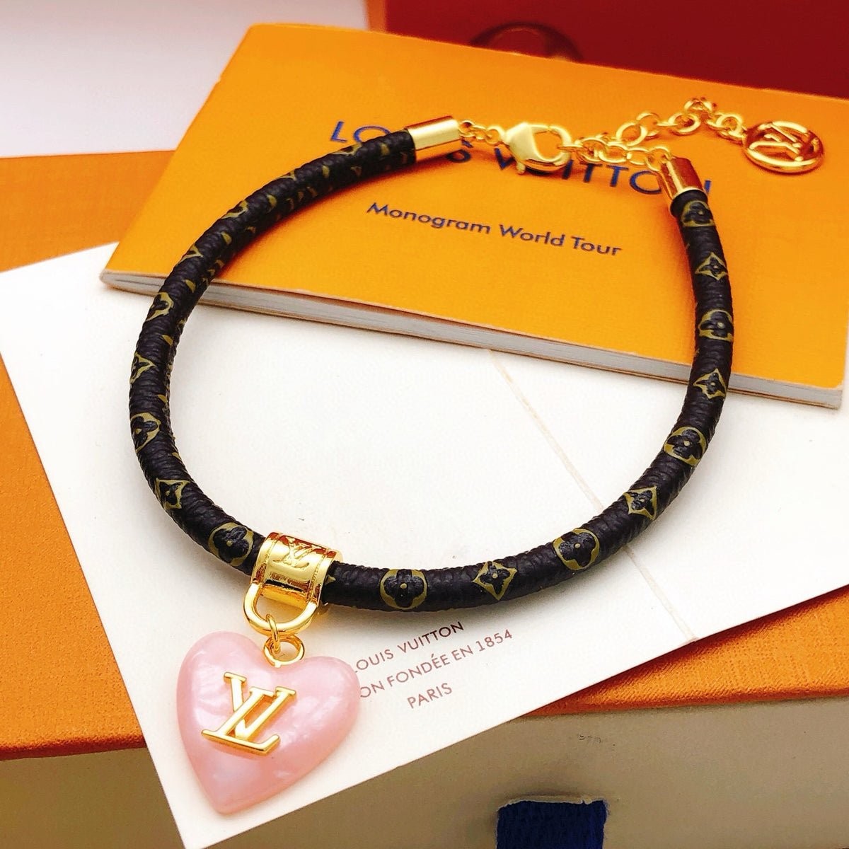 Louis Vuitton Heart Leather Bracelet - album image 1