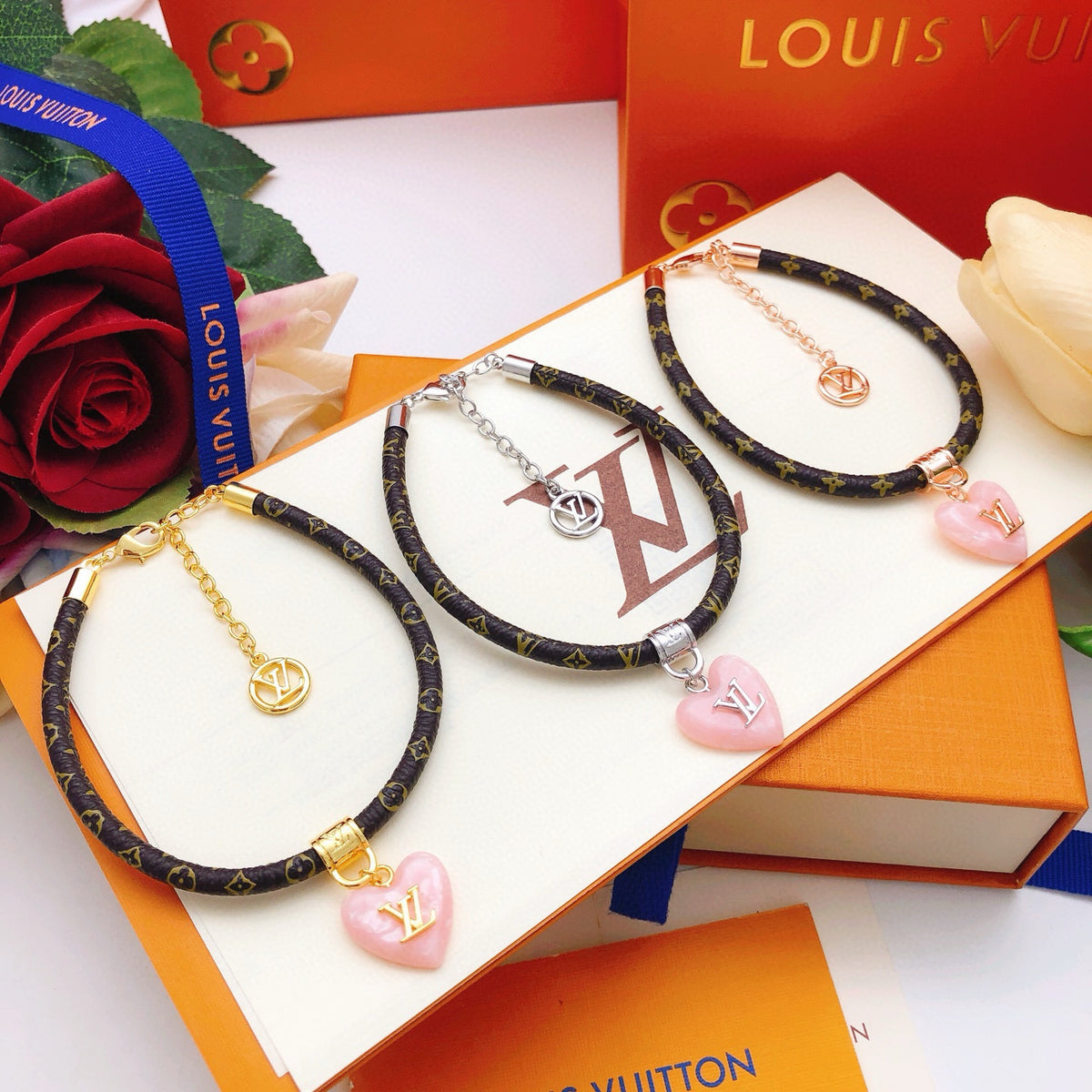 Louis Vuitton Heart Leather Bracelet - album image 5