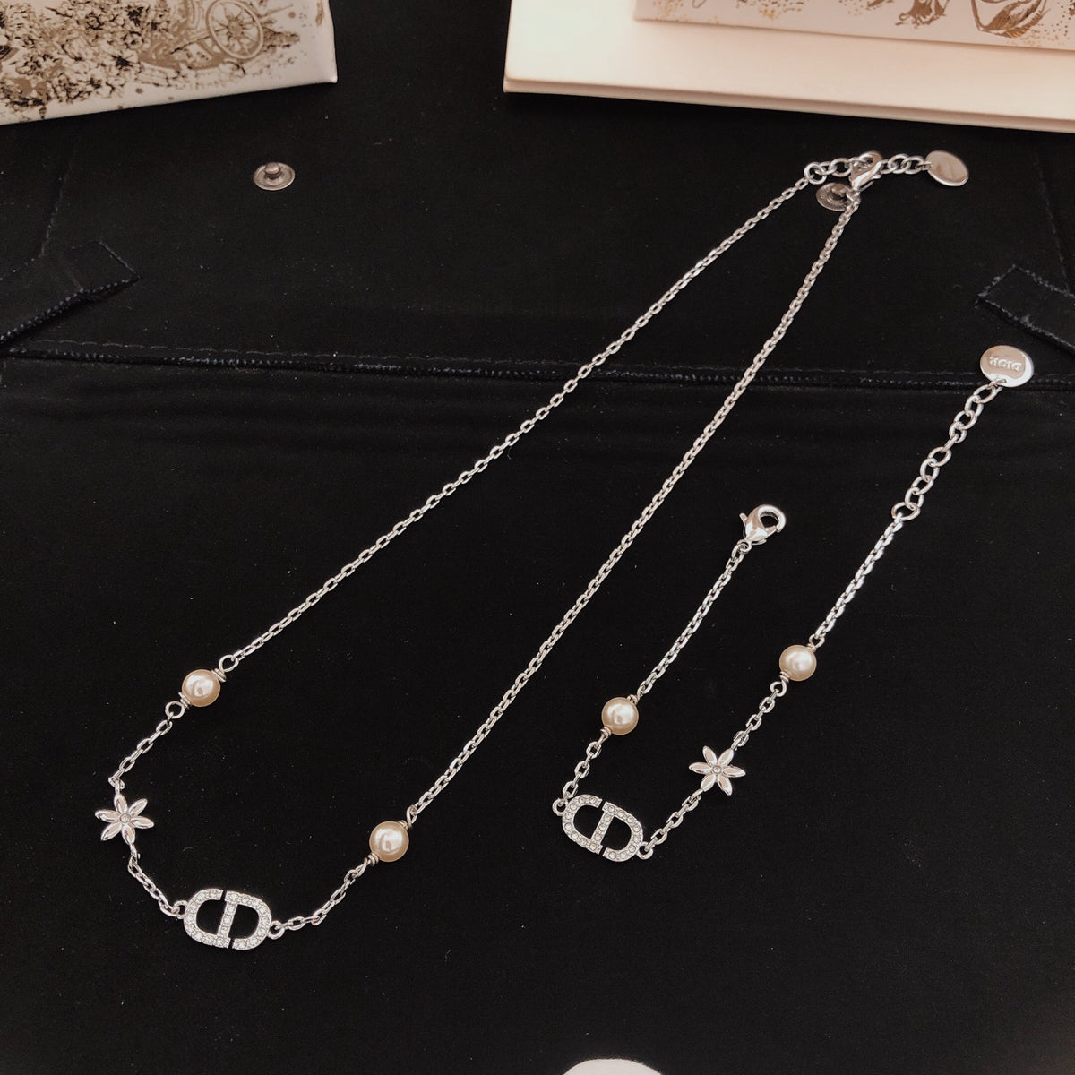 Dior Silver-Tone CD Star Necklace - product image 6
