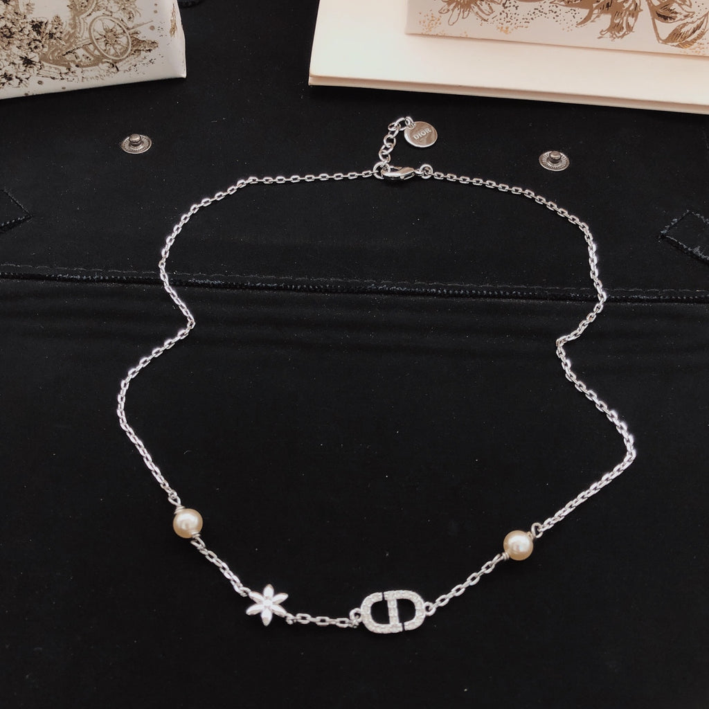 Dior Silver-Tone CD Star Necklace - product image 4