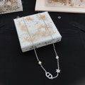Dior Silver-Tone CD Star Necklace - product image 1