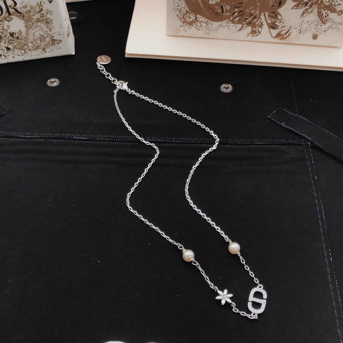 Dior Silver-Tone CD Star Necklace - product image 5