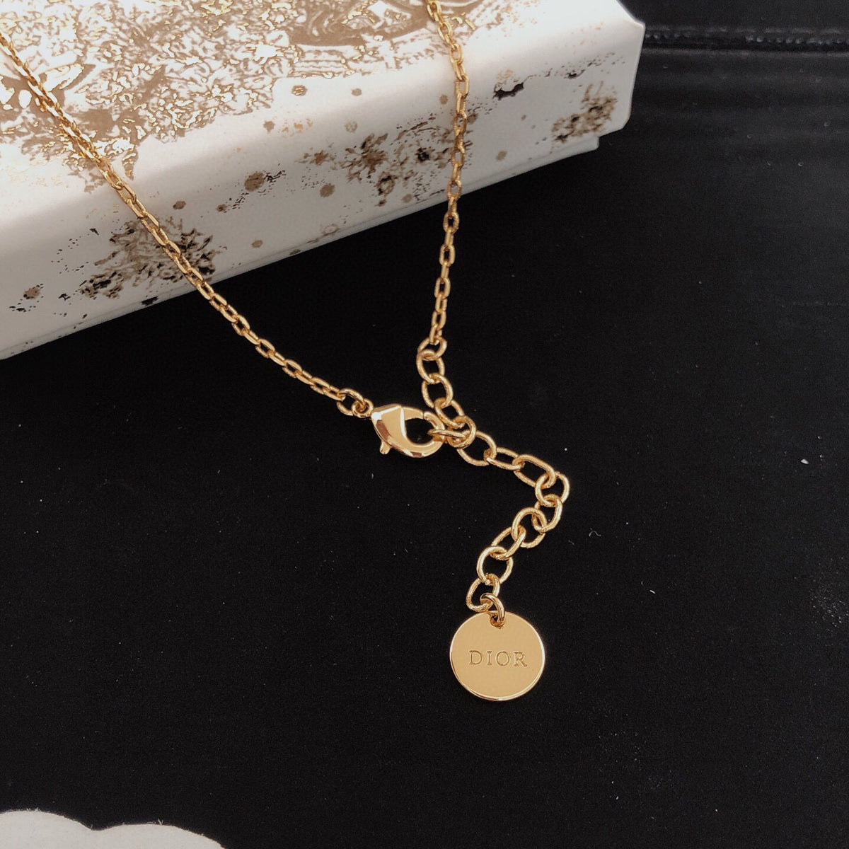 Dior Dark Medallion Station Necklace - product image 8