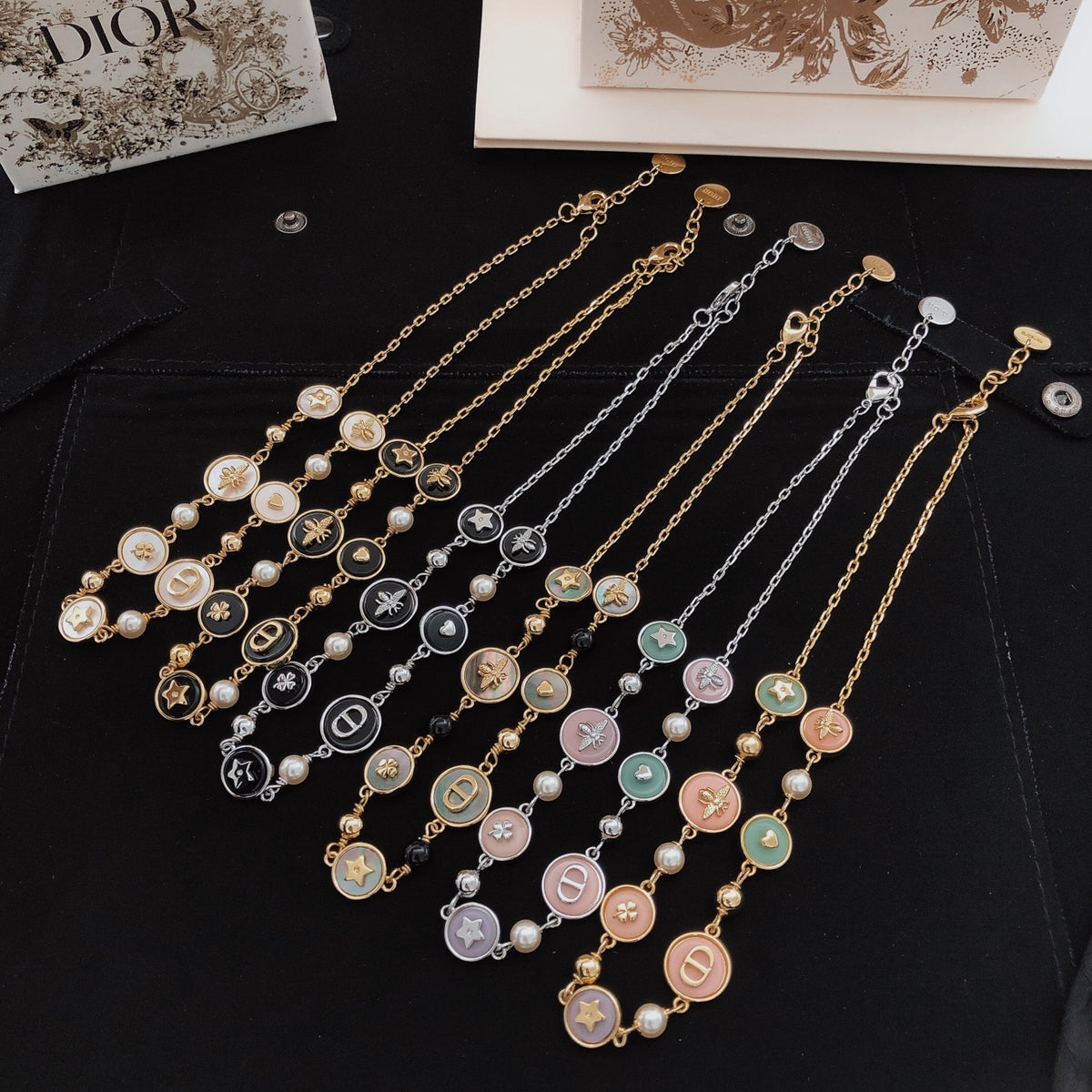 Dior Dark Medallion Station Necklace - product image 7