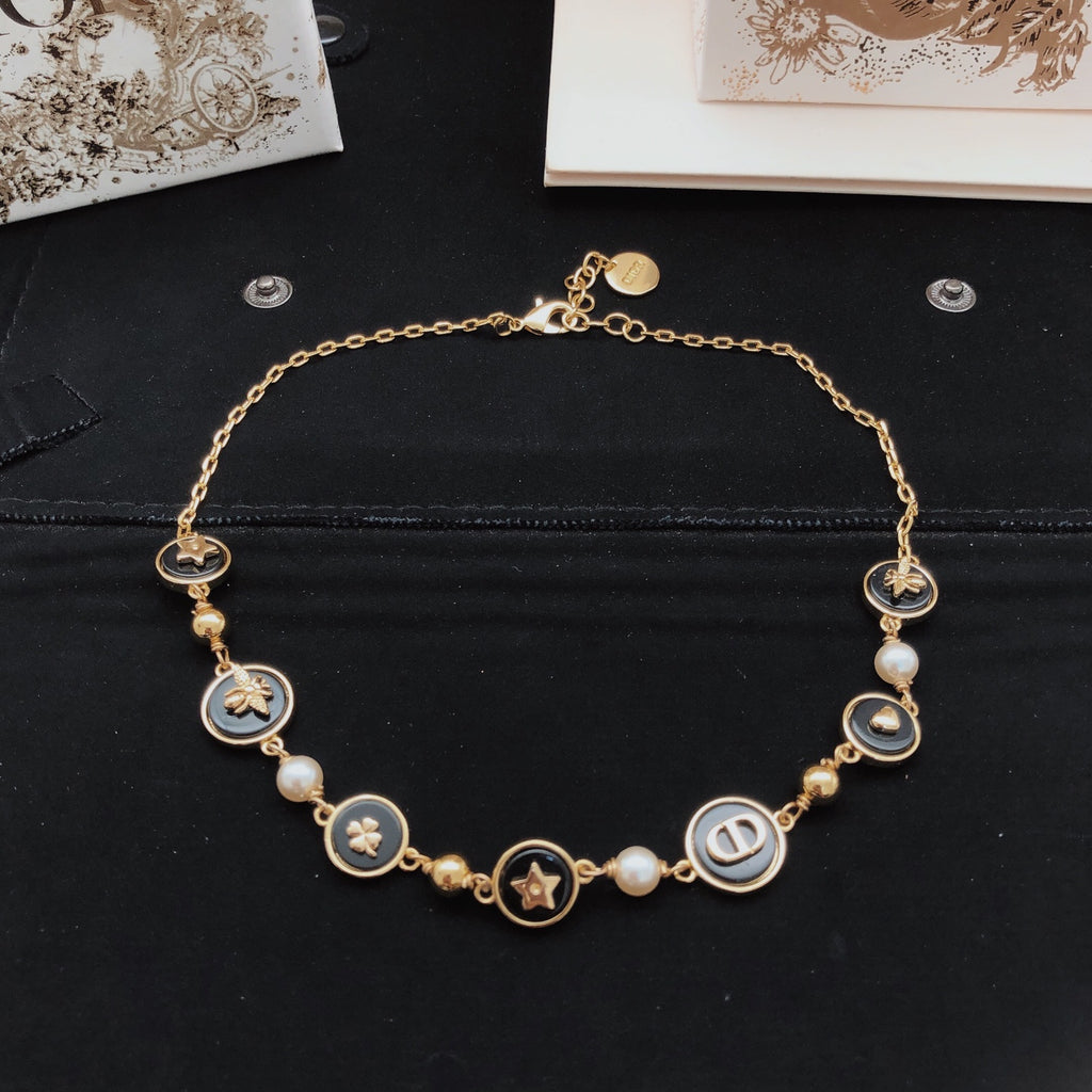 Dior Dark Medallion Station Necklace - product image 6