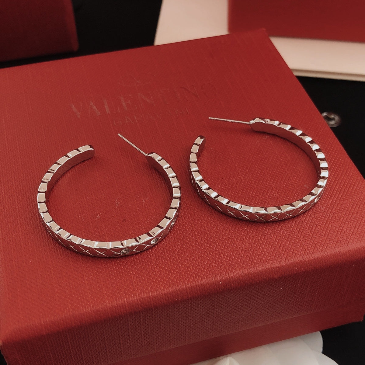 Chanel Diamond-Shape Earrings - album image 2