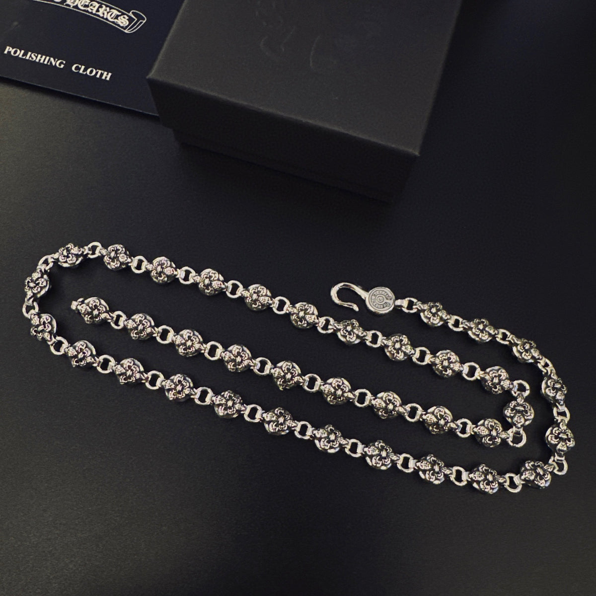 Chrome Hearts Silver-Tone Ornate Chain Necklace - album image 7
