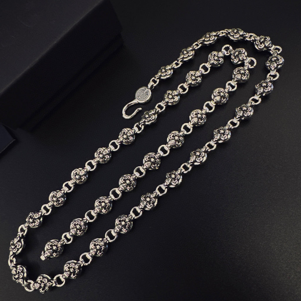 Chrome Hearts Silver-Tone Ornate Chain Necklace - album image 3