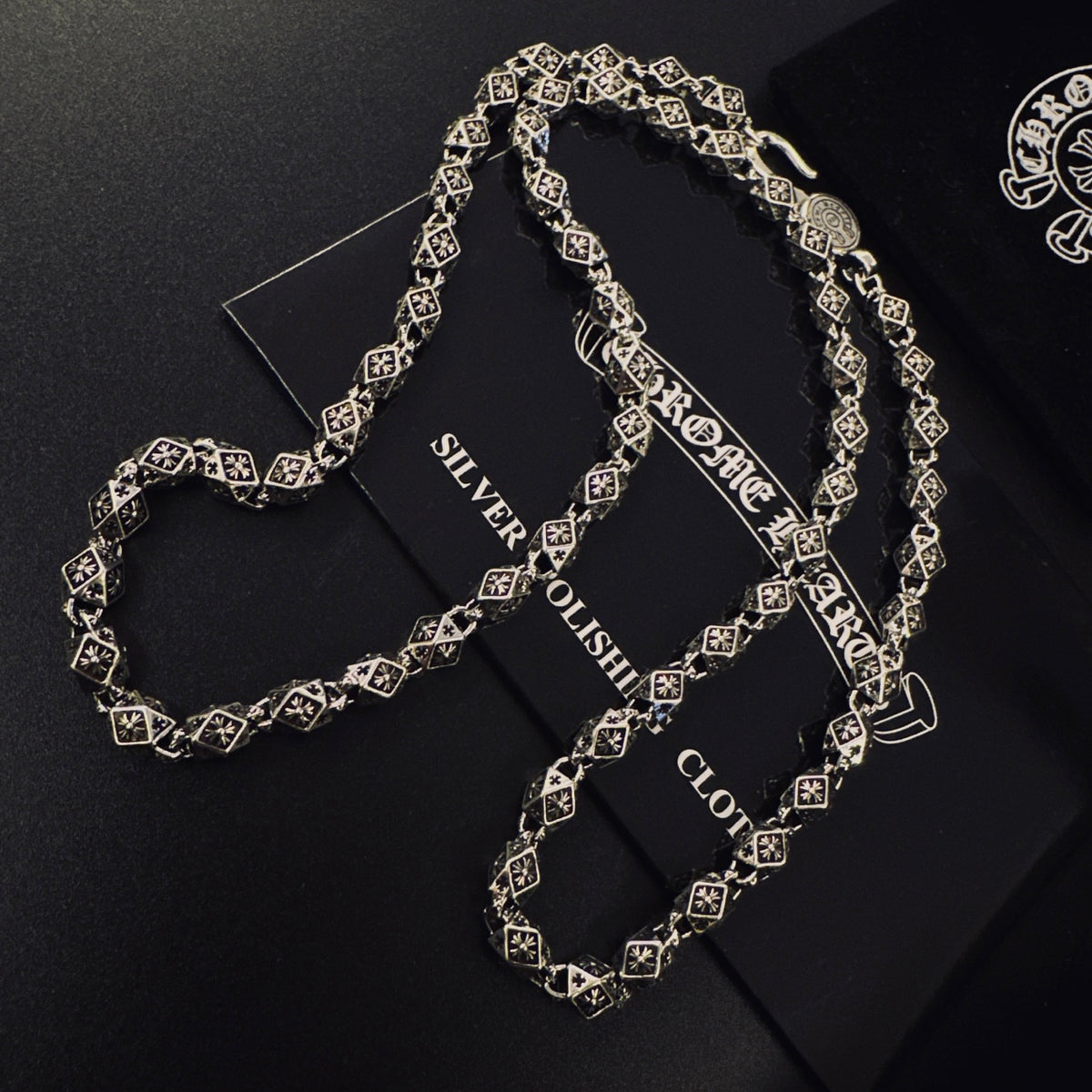 Chrome Hearts Silver-Tone Ornate Chain Necklace - album image 6