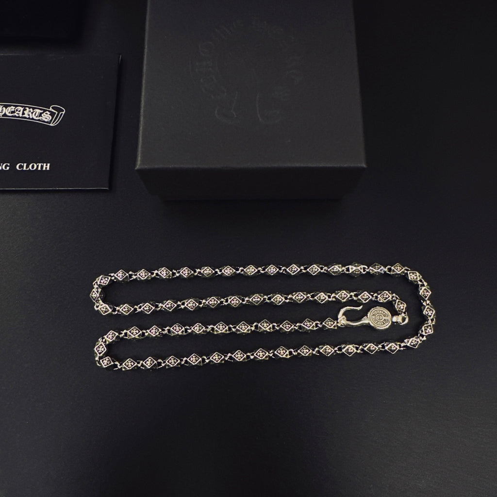 Chrome Hearts Silver-Tone Ornate Chain Necklace - album image 1