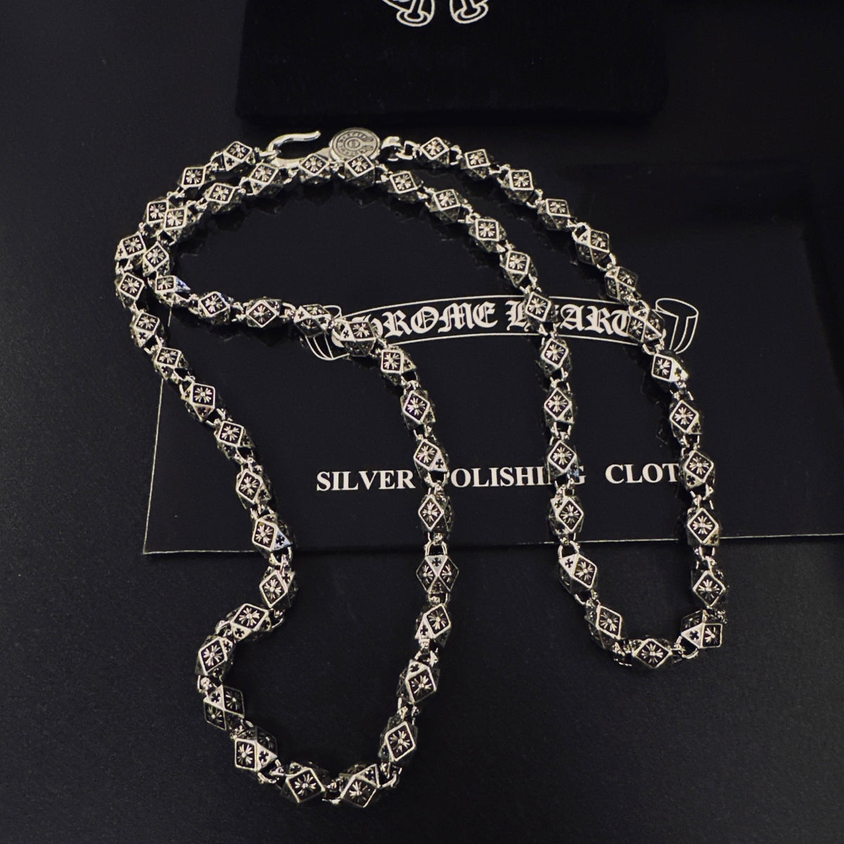 Chrome Hearts Silver-Tone Ornate Chain Necklace - album image 4