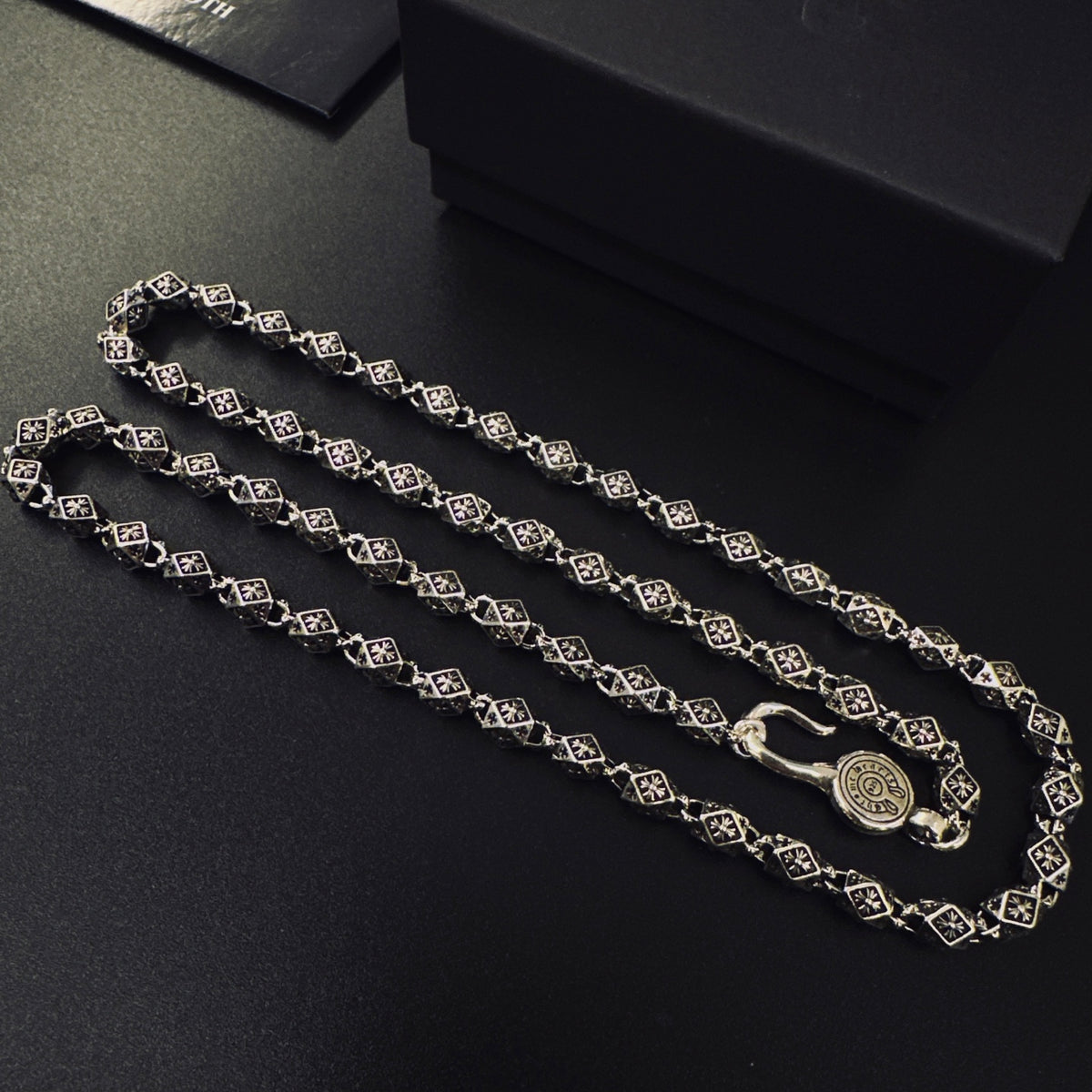 Chrome Hearts Silver-Tone Ornate Chain Necklace - album image 3