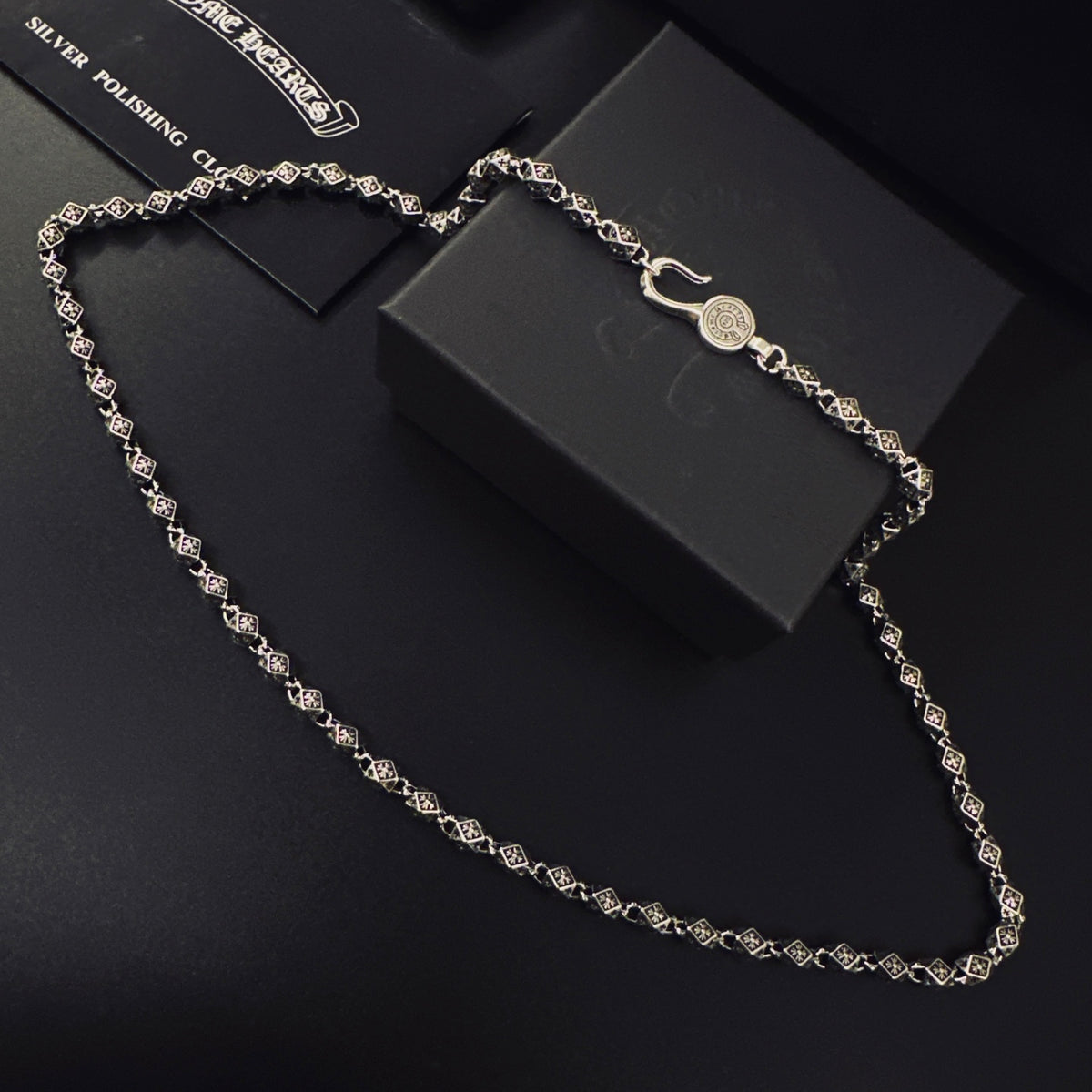 Chrome Hearts Silver-Tone Ornate Chain Necklace - album image 8