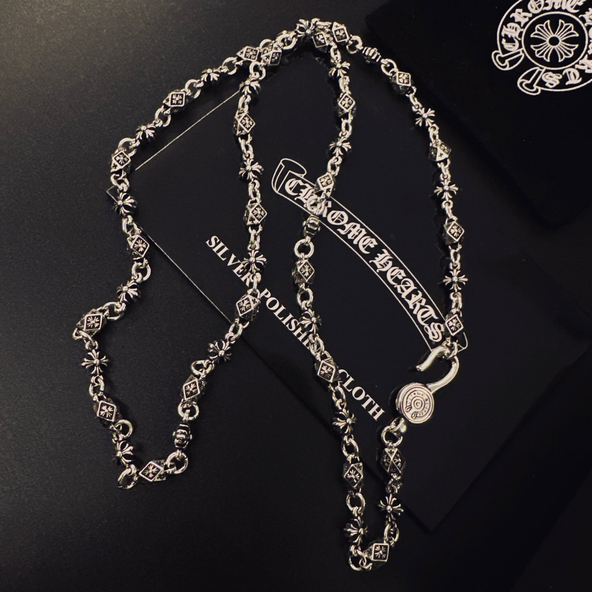 Chrome Hearts Silver-Tone Ornate Chain Necklace - album image 5