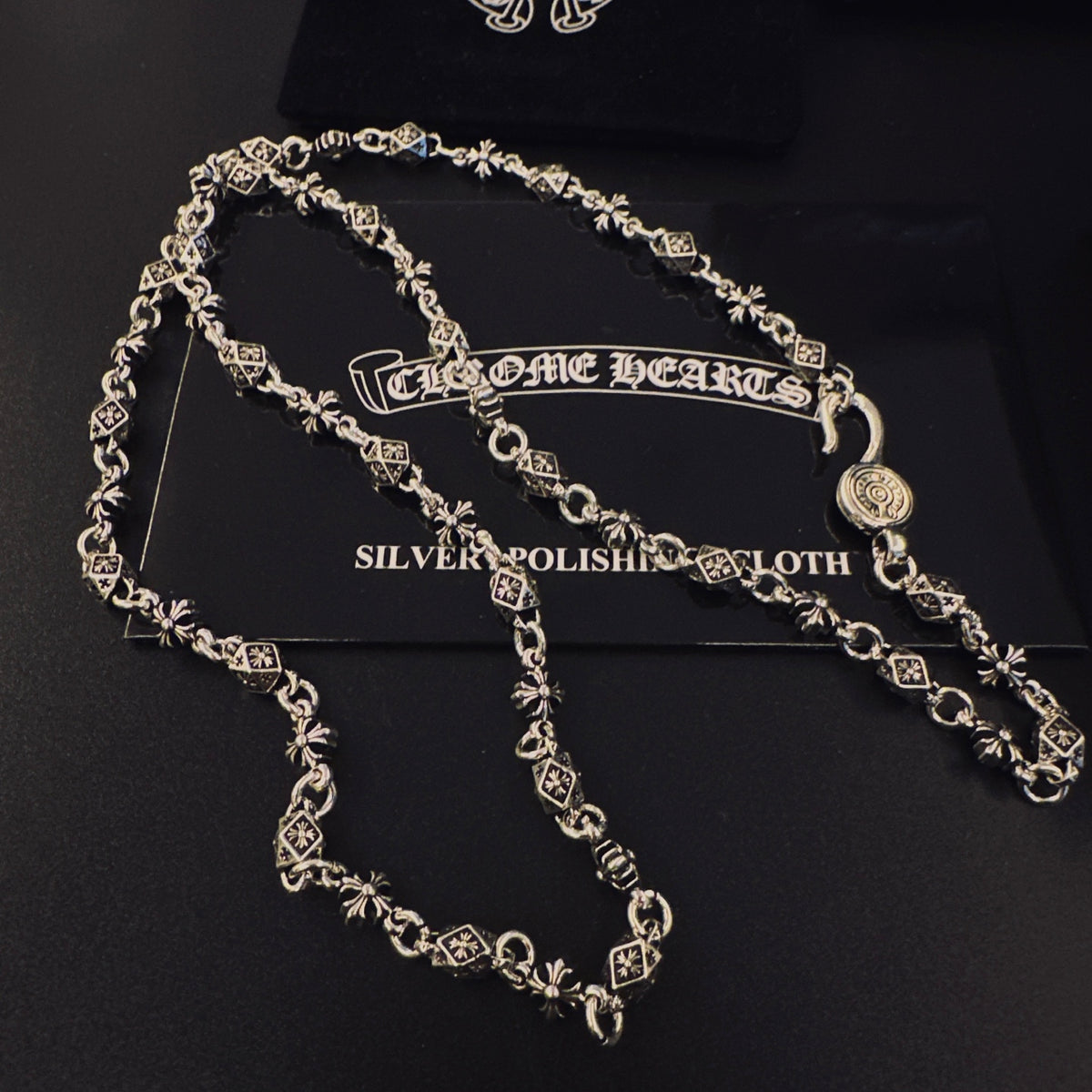 Chrome Hearts Silver-Tone Ornate Chain Necklace - album image 3