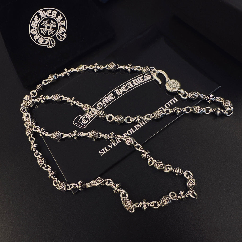 Chrome Hearts Silver-Tone Ornate Chain Necklace - album image 6
