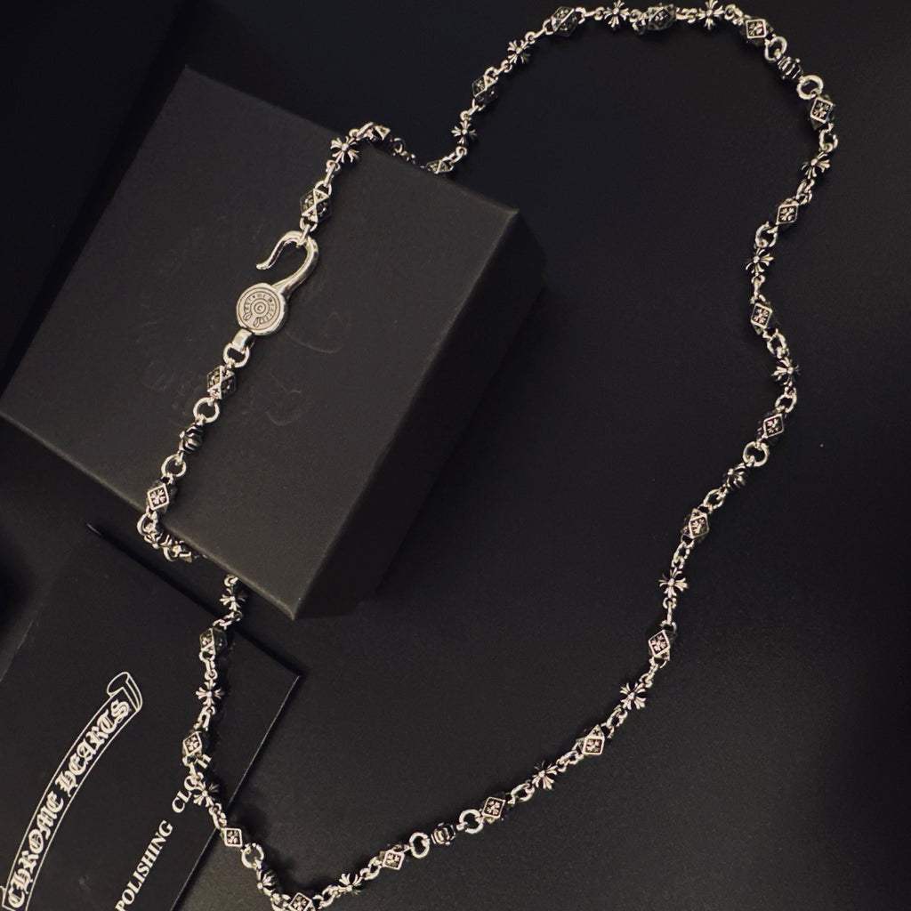 Chrome Hearts Silver-Tone Ornate Chain Necklace - album image 8