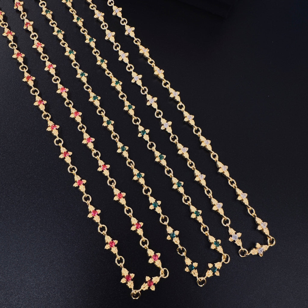 Chrome Hearts Gold-Tone Floral Link Necklace - album image 5