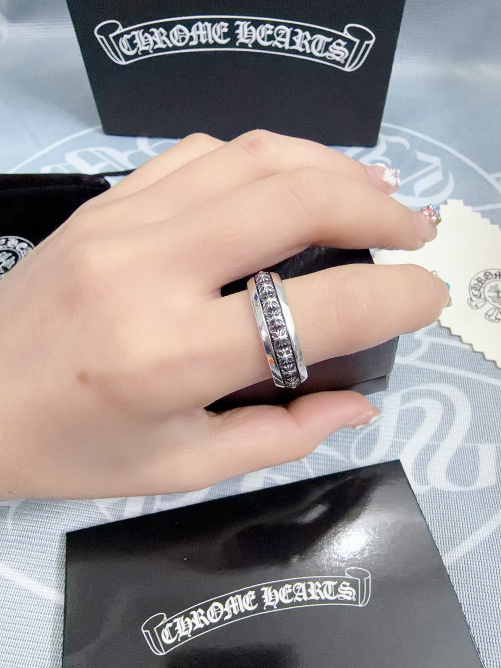 Chrome Hearts Cross Open Ring - album image 6