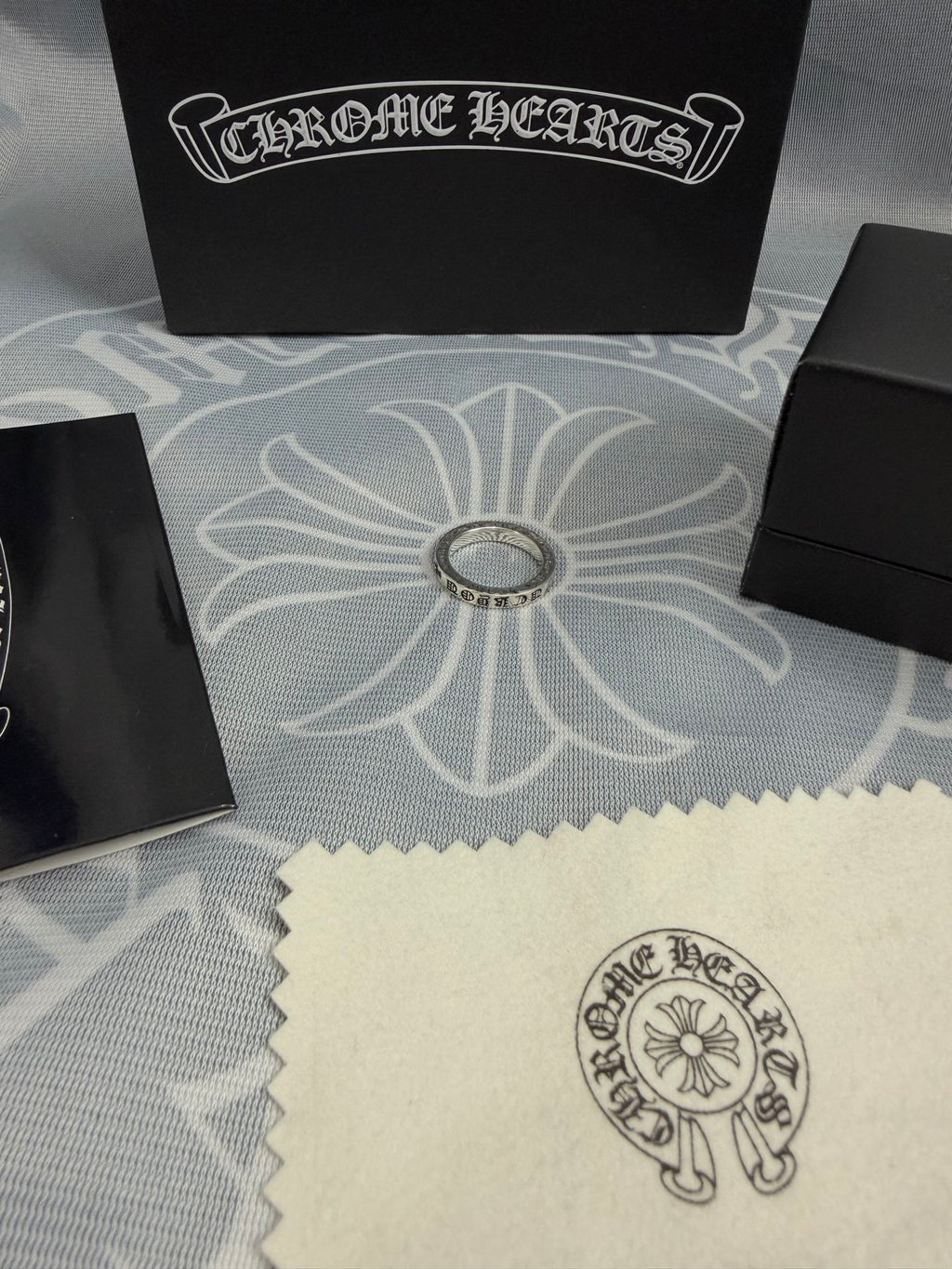 Chrome Hearts Silver-Tone Ornate Ring - album image 1
