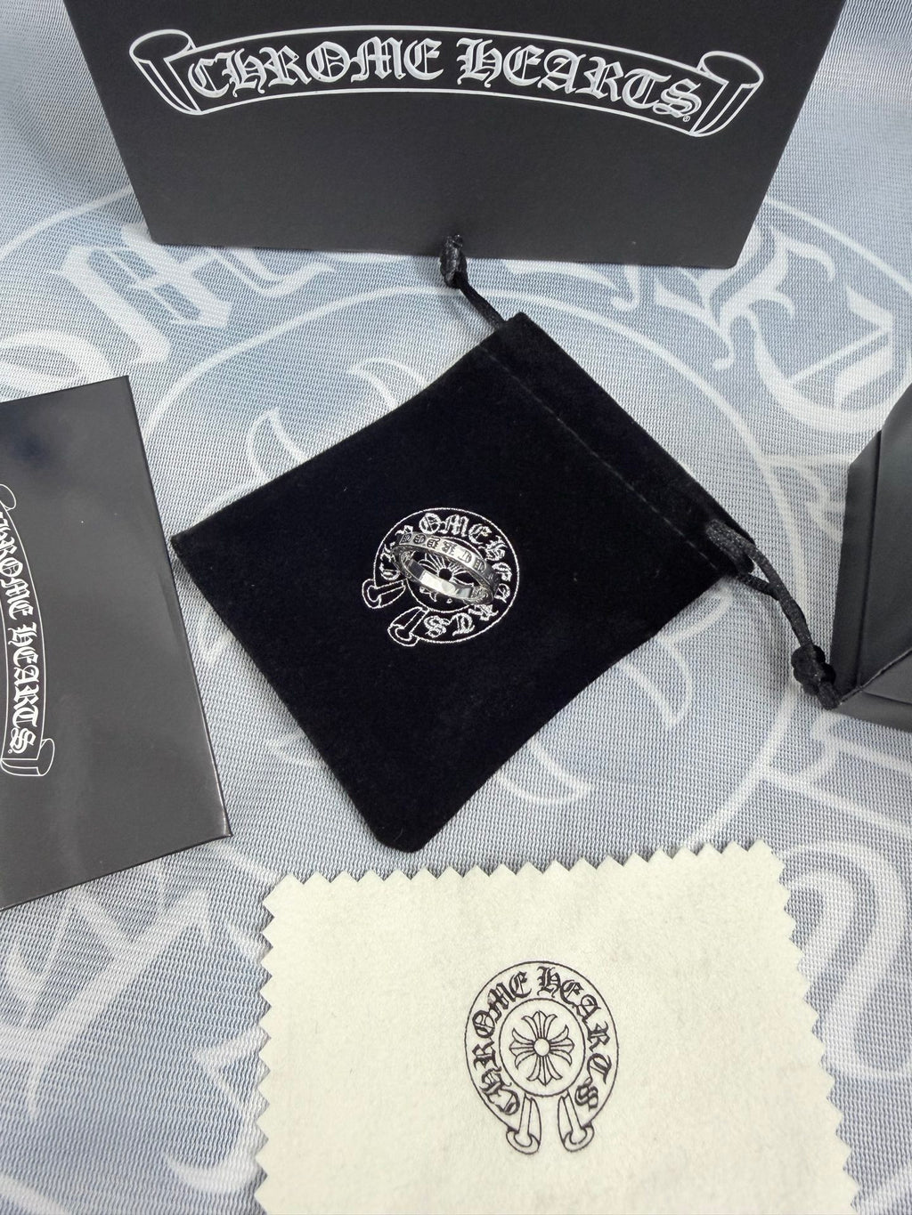 Chrome Hearts Silver-Tone Ornate Ring - album image 5
