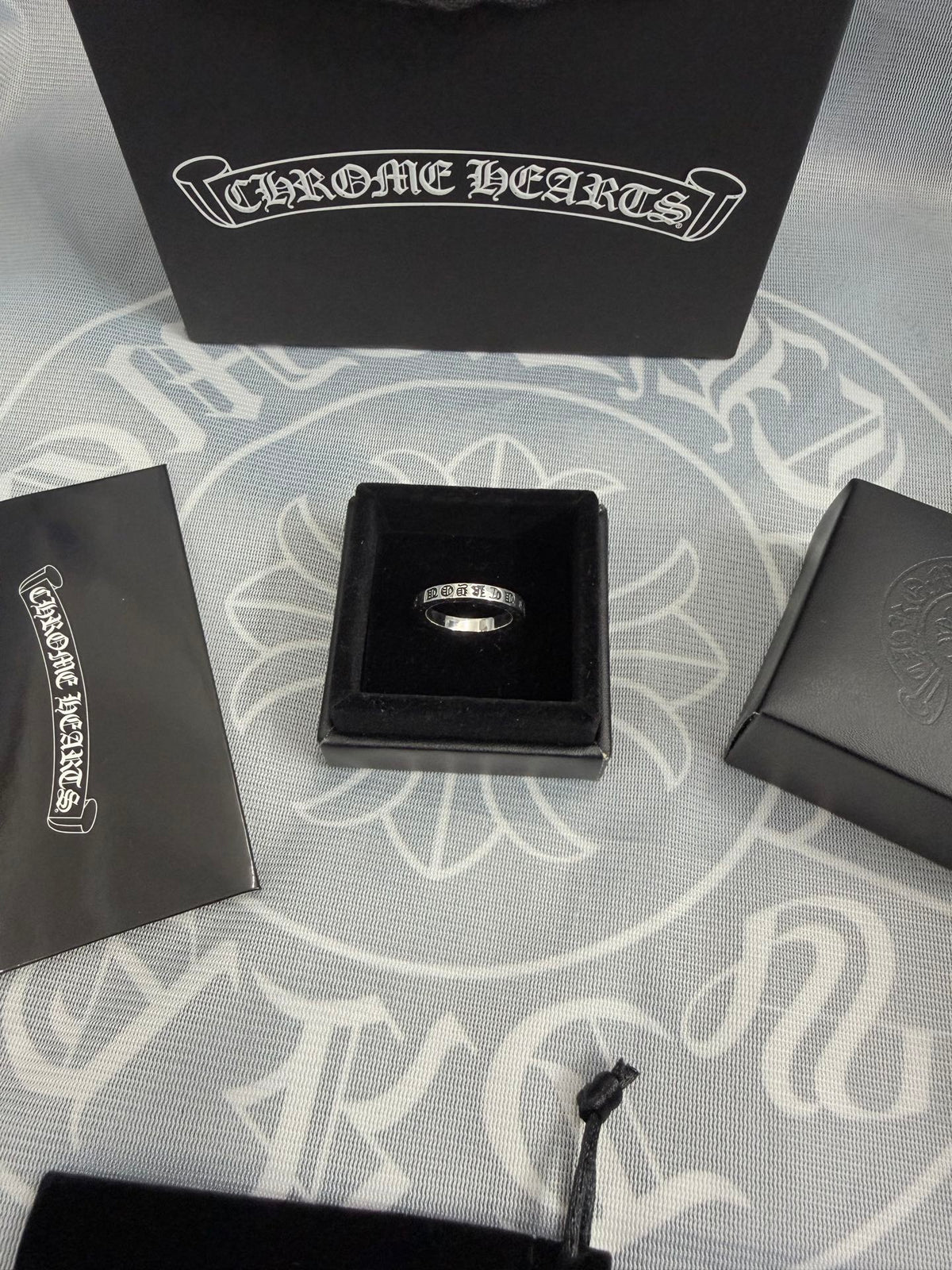 Chrome Hearts Silver-Tone Ornate Ring - album image 4