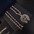 Chrome Hearts Engraved Horseshoe Pendant Necklace - album image 1