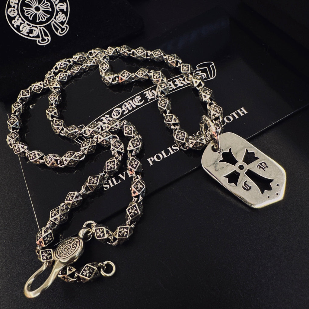 Chrome Hearts Oval Filigree Plaque Necklace - album image 8
