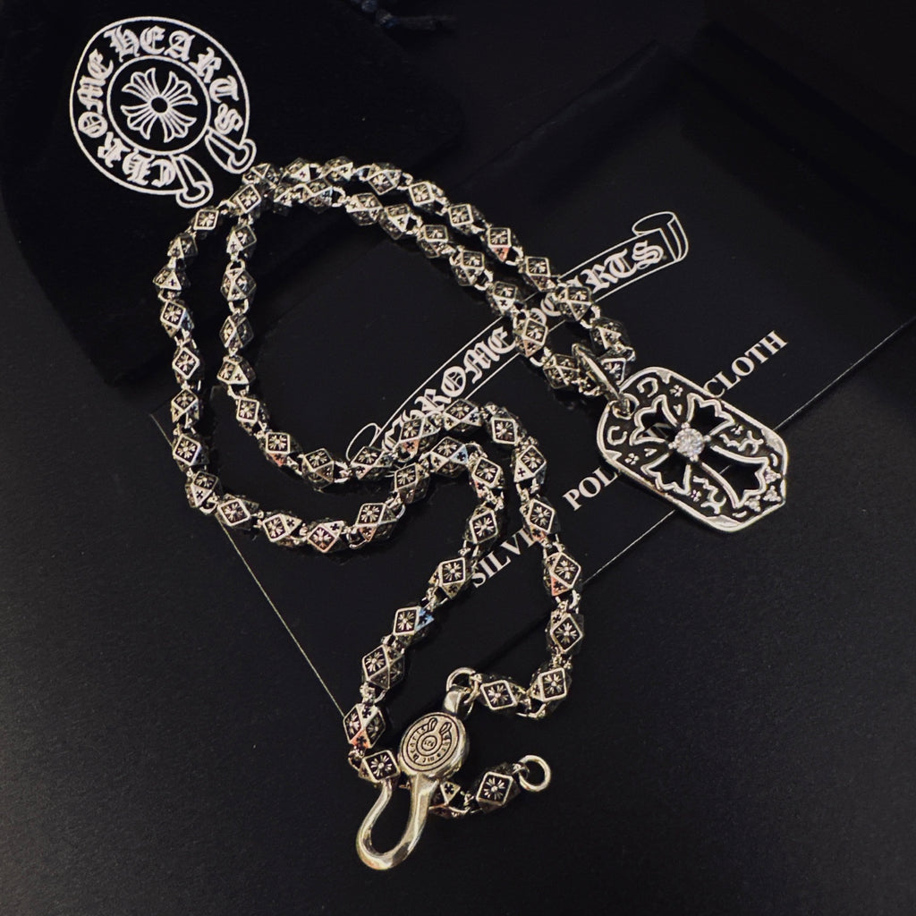 Chrome Hearts Oval Filigree Plaque Necklace - album image 3