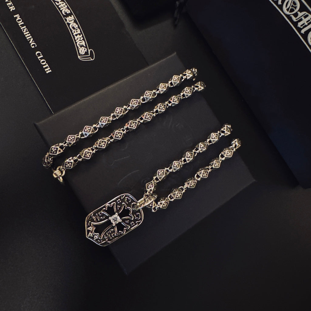 Chrome Hearts Oval Filigree Plaque Necklace - album image 7