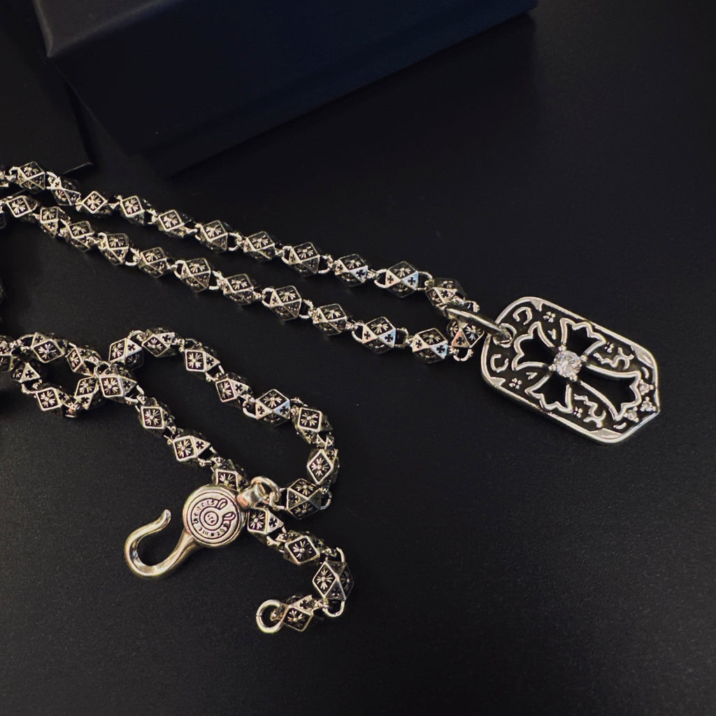 Chrome Hearts Oval Filigree Plaque Necklace - album image 4