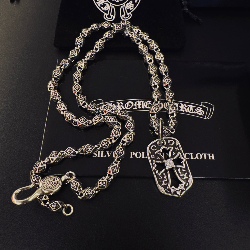 Chrome Hearts Oval Filigree Plaque Necklace - album image 2