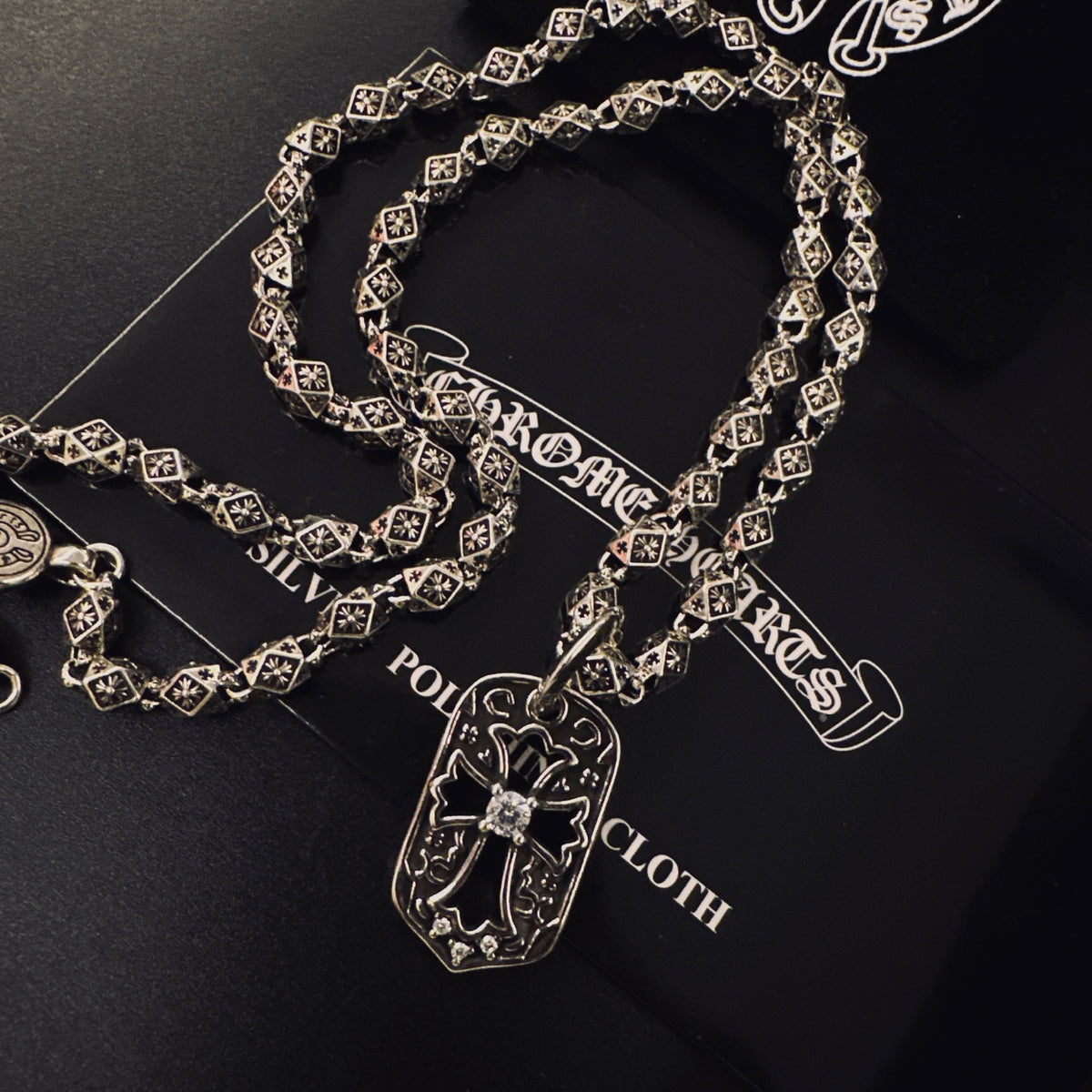 Chrome Hearts Oval Filigree Plaque Necklace - album image 5