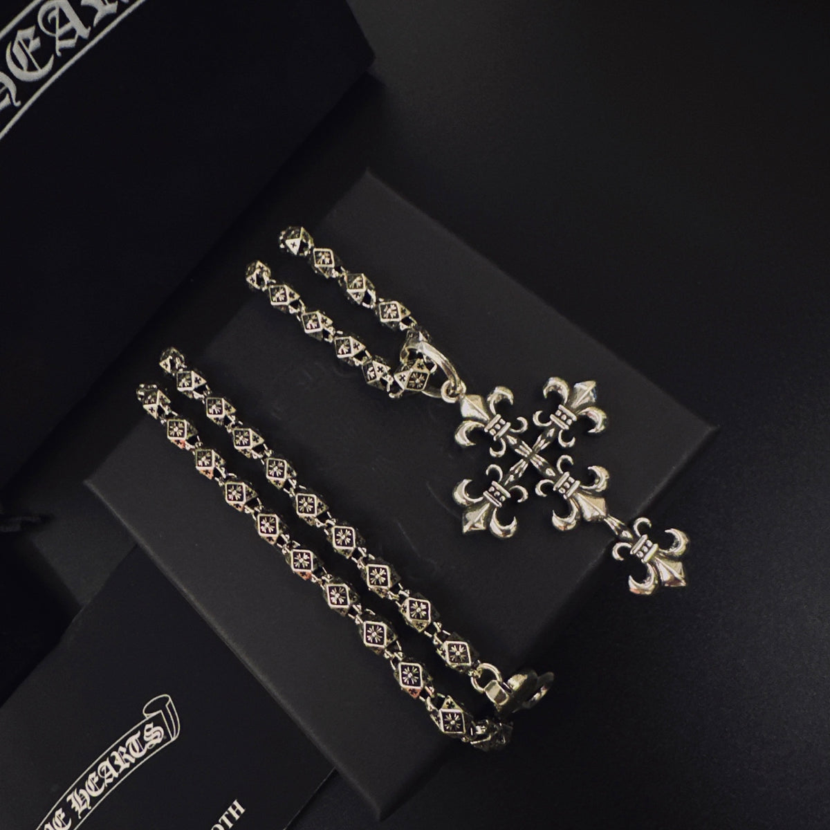 Chrome Hearts Tiered Cross Ornament Necklace - album image 2