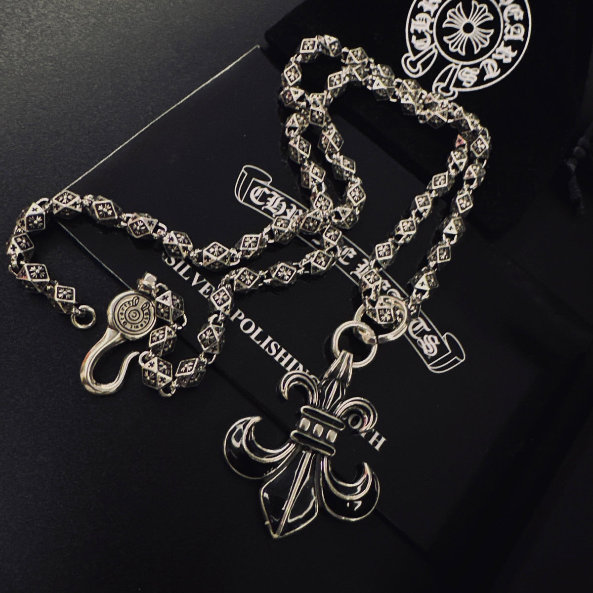 Chrome Hearts Ornate Dagger Pendant Necklace - album image 5