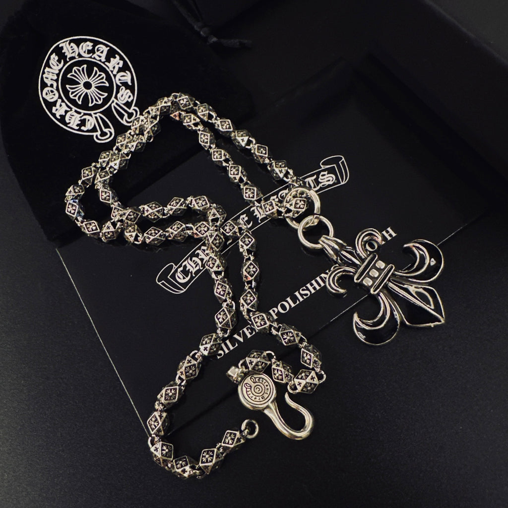 Chrome Hearts Ornate Dagger Pendant Necklace - album image 3
