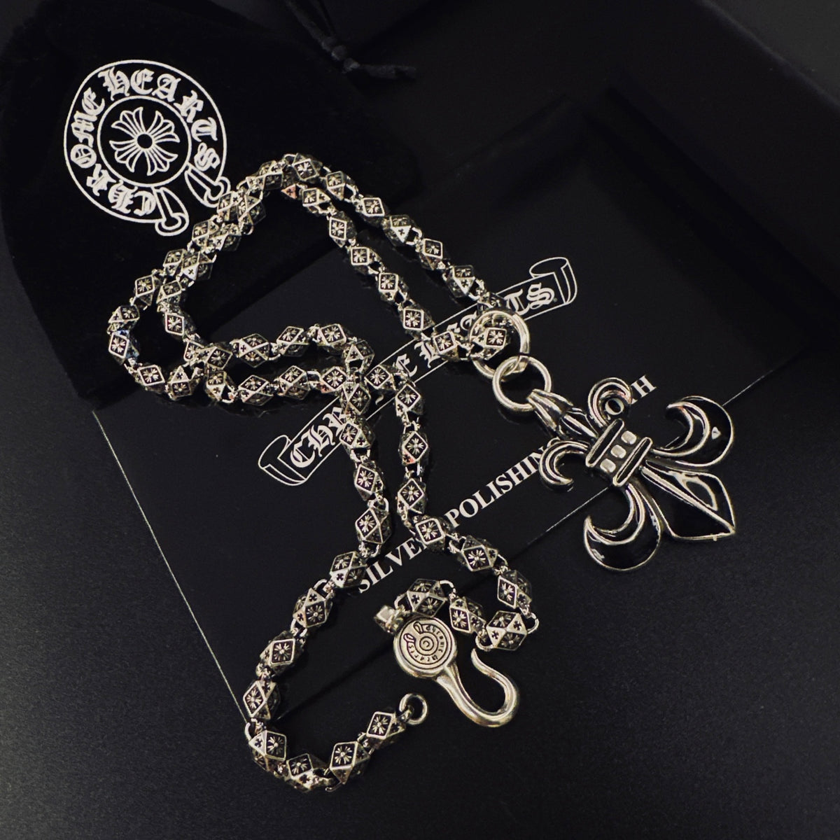 Chrome Hearts Ornate Dagger Pendant Necklace - album image 3