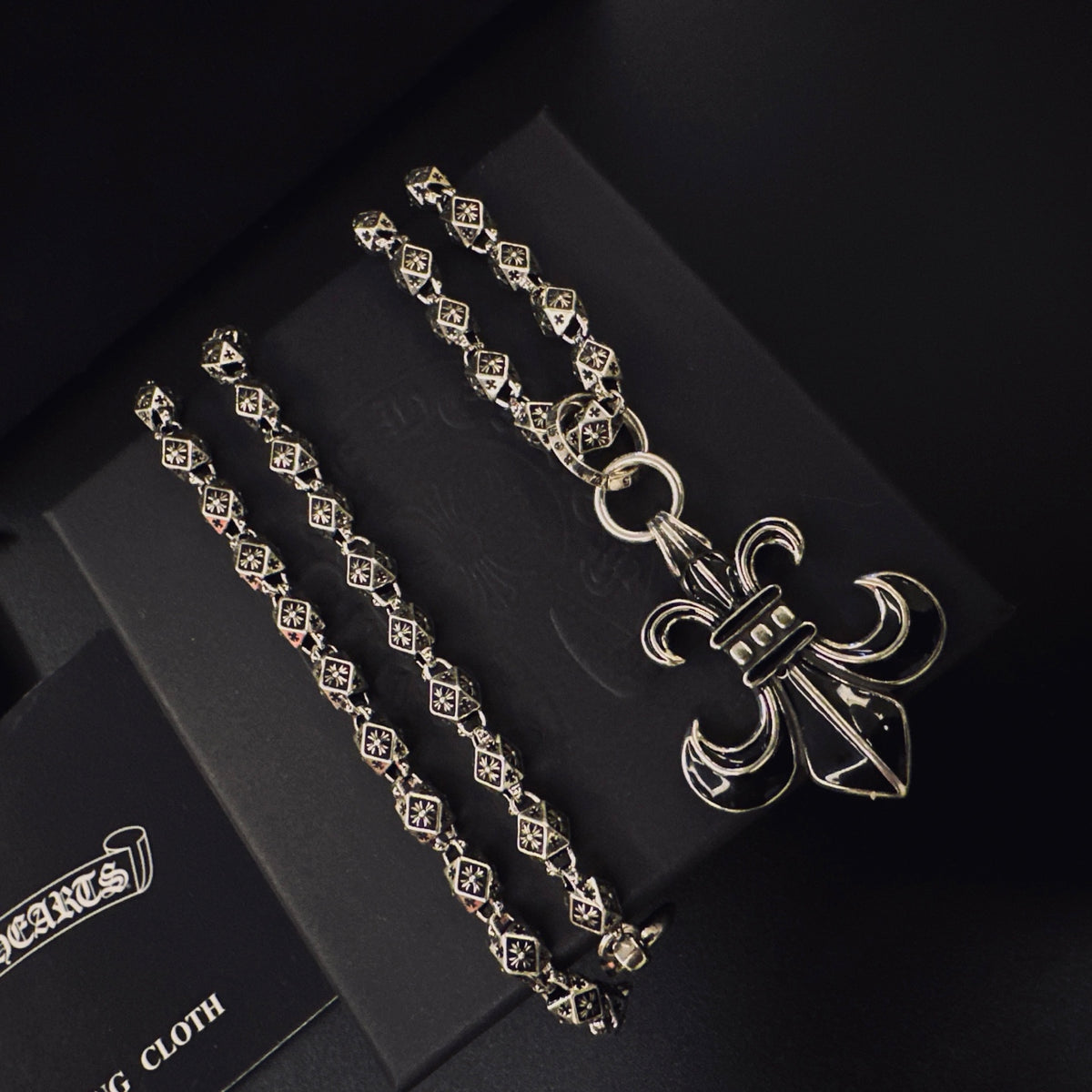 Chrome Hearts Ornate Dagger Pendant Necklace - album image 7