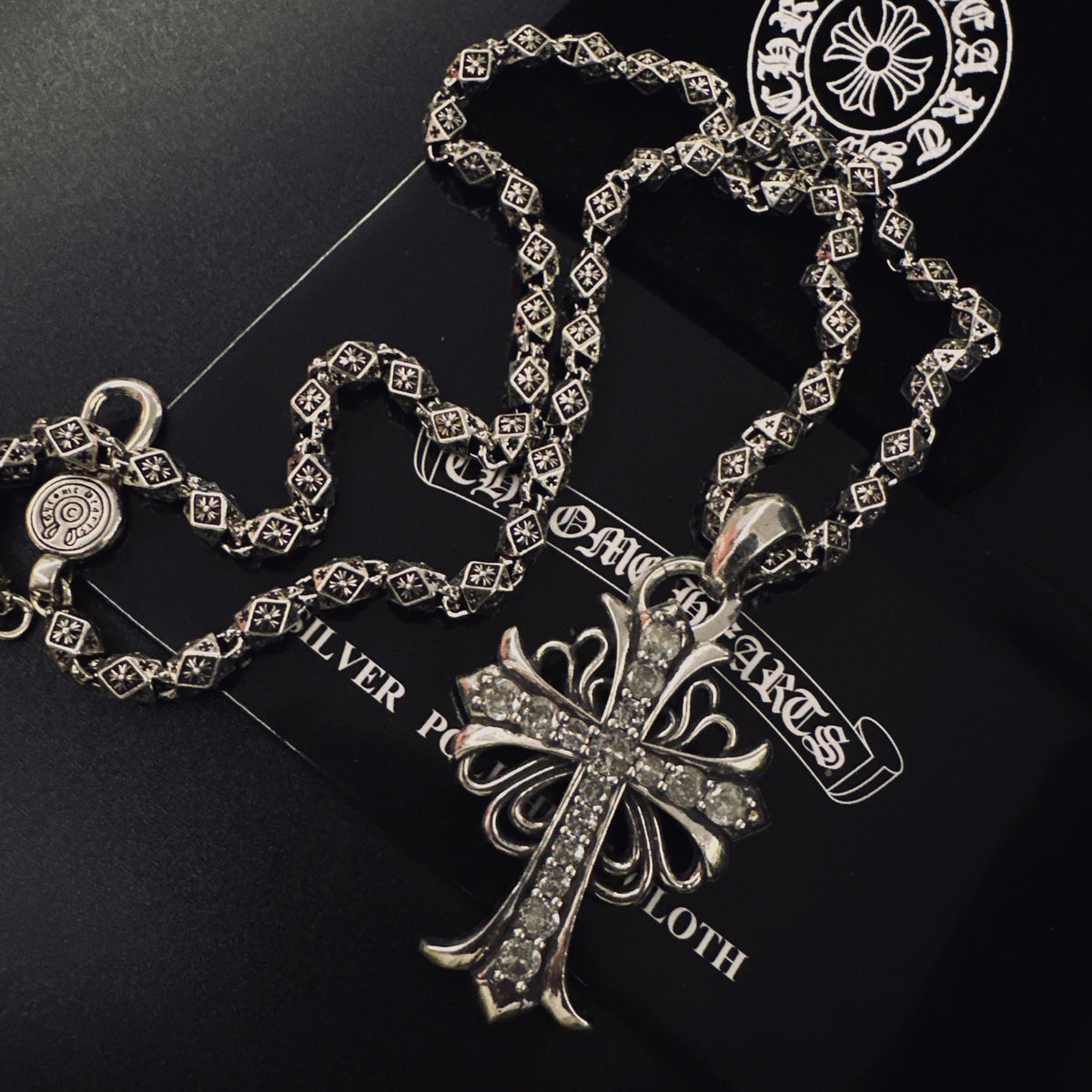 Chrome Hearts Wide Fleur Cross Necklace - album image 6