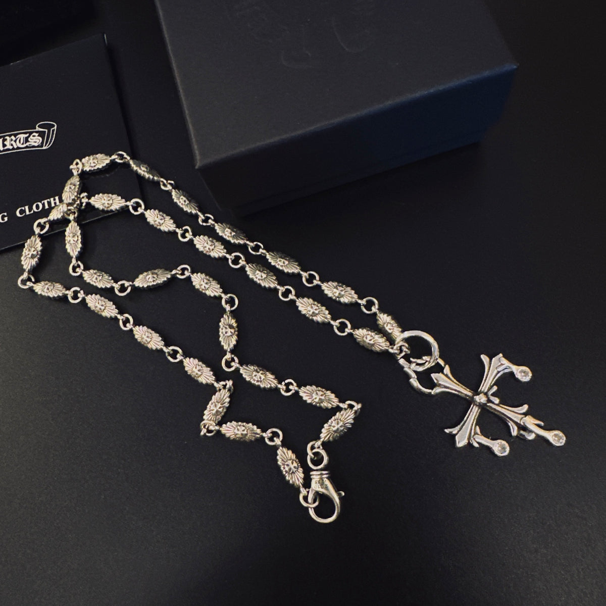Chrome Hearts Long Flared Cross Necklace - album image 2