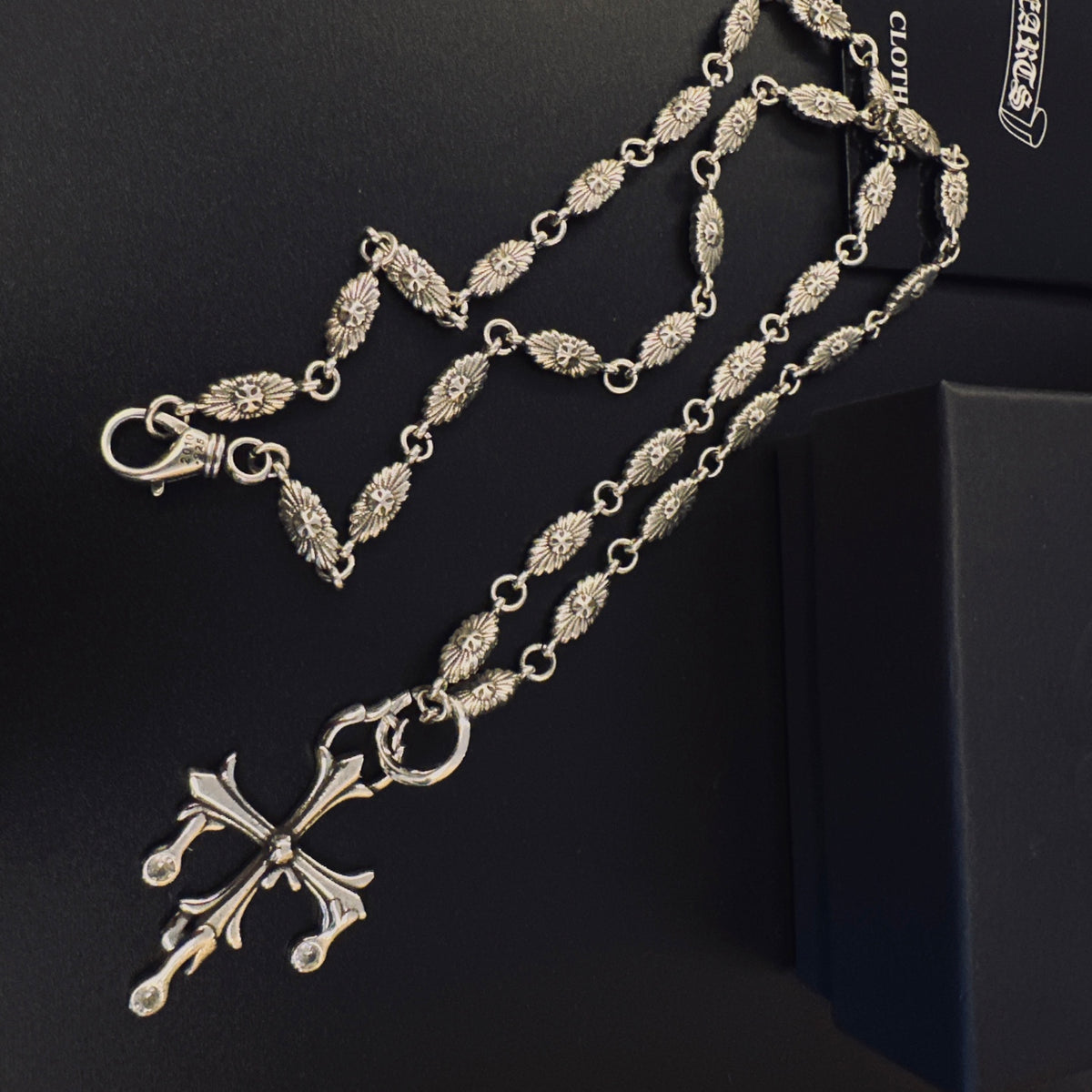 Chrome Hearts Long Flared Cross Necklace - album image 5