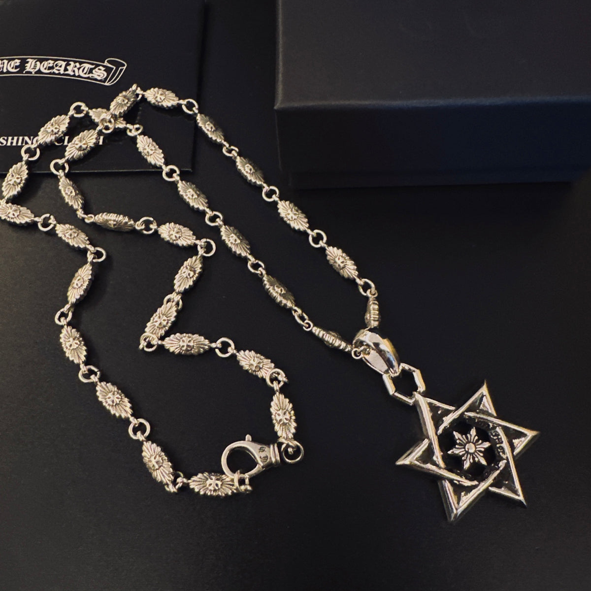 Chrome Hearts Layered Six-Point Star Pendant Necklace - album image 5