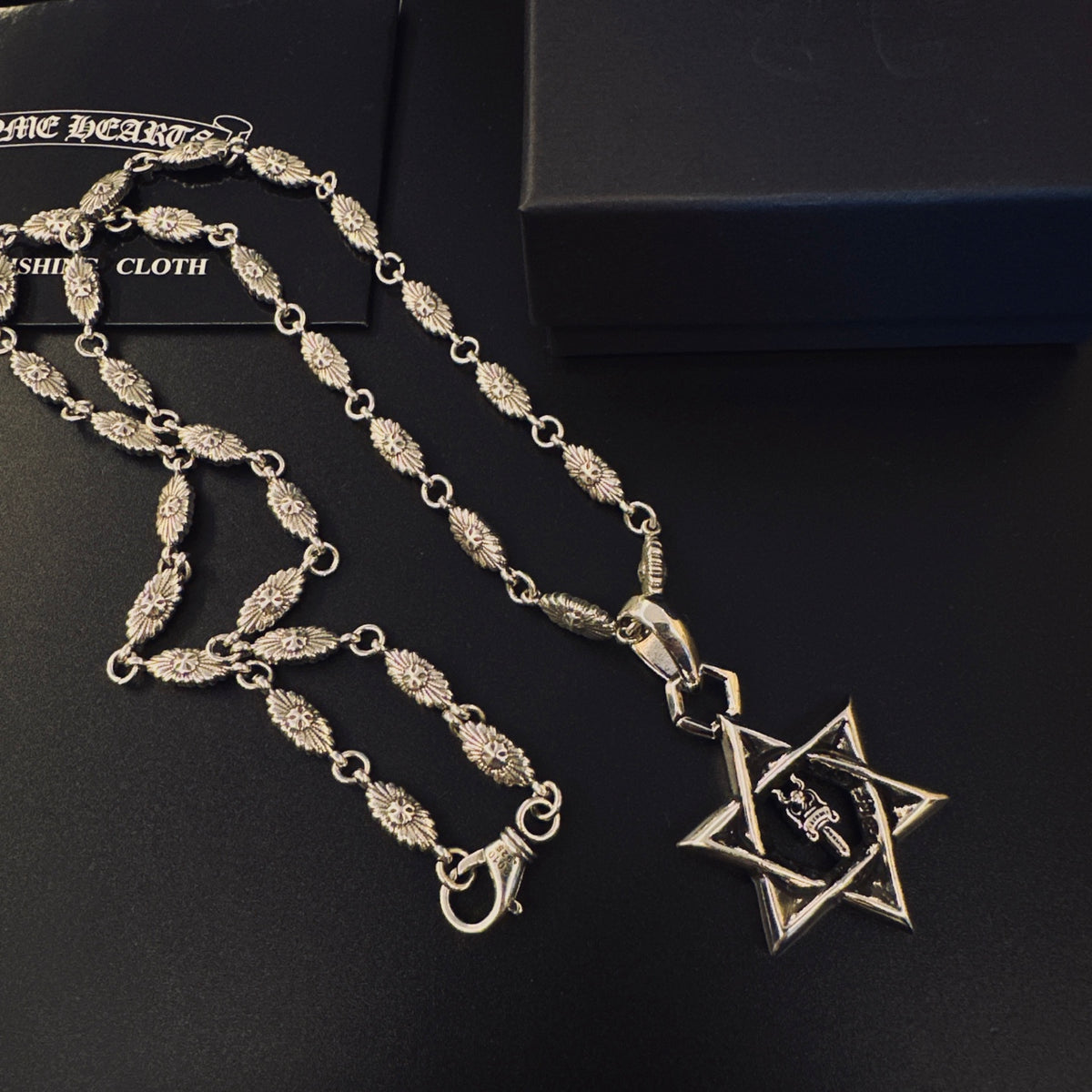 Chrome Hearts Large Open Six-Point Star Necklace - album image 5