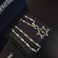 Chrome Hearts Large Open Six-Point Star Necklace - album image 1