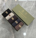 Burberry ribbed gold tb crew socks - view 1