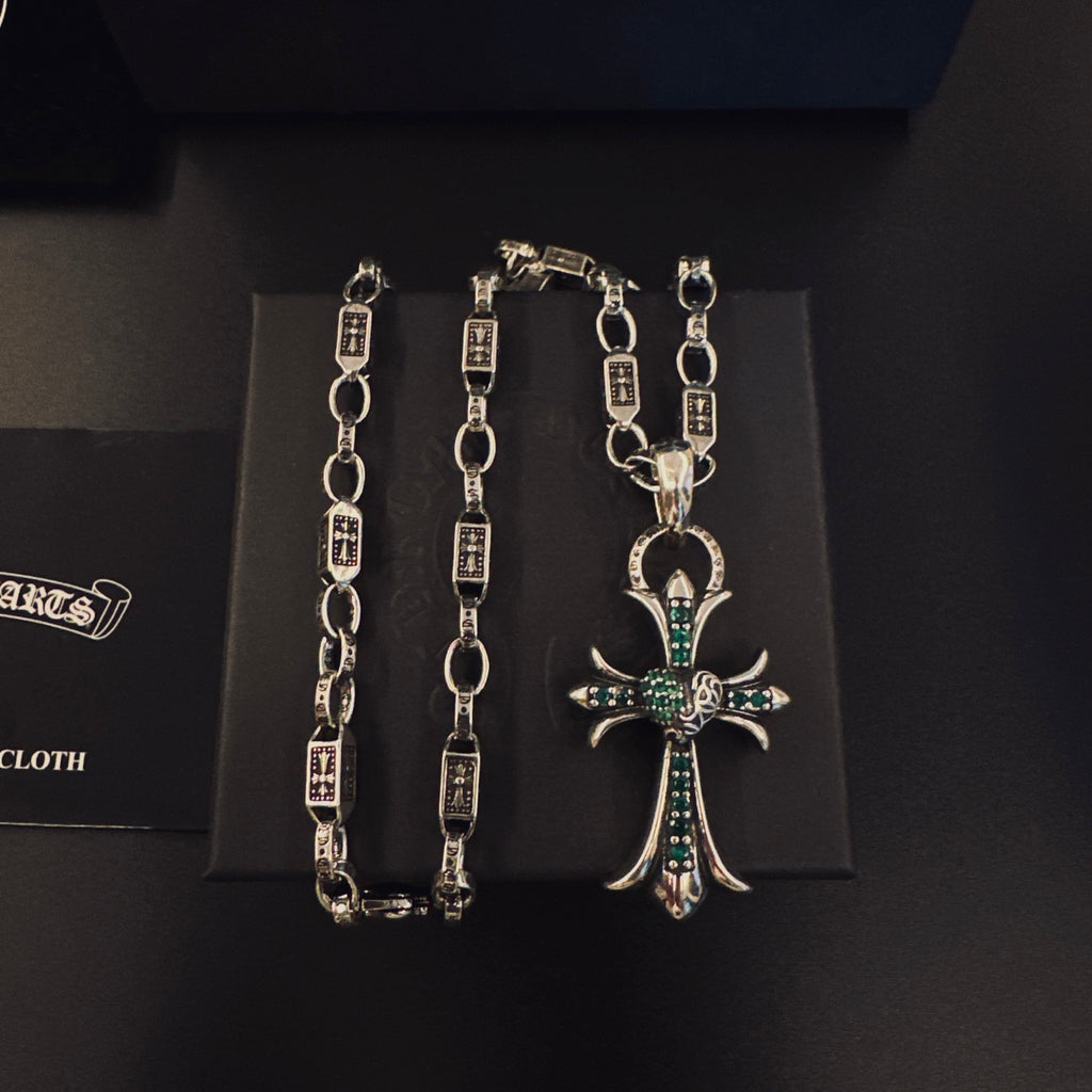 Chrome Hearts Slender Radiating Cross Necklace - album image 1