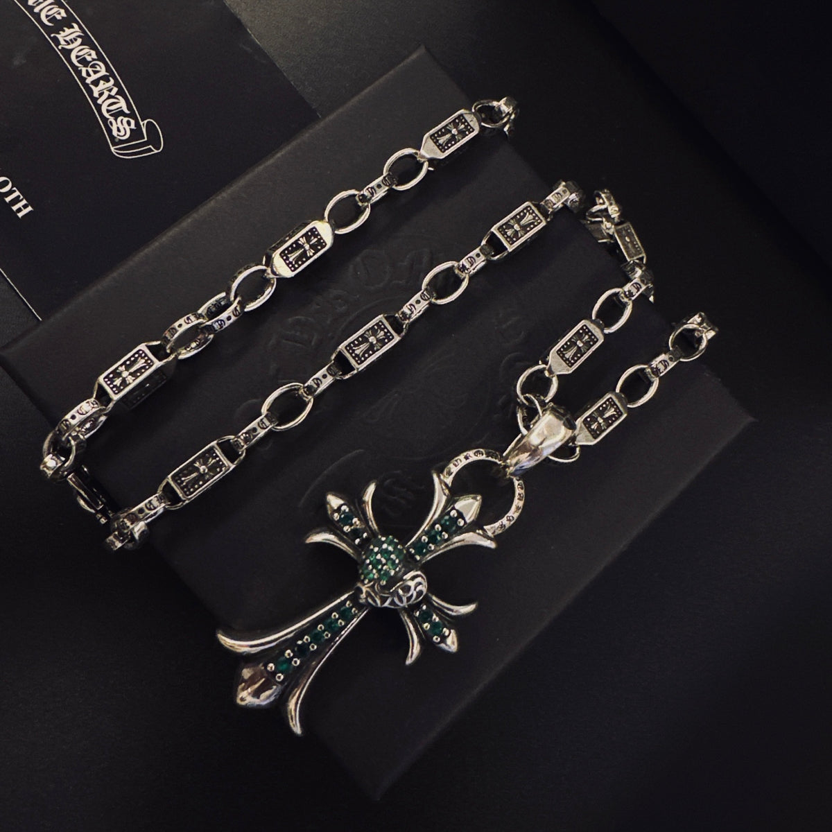 Chrome Hearts Slender Radiating Cross Necklace - album image 2
