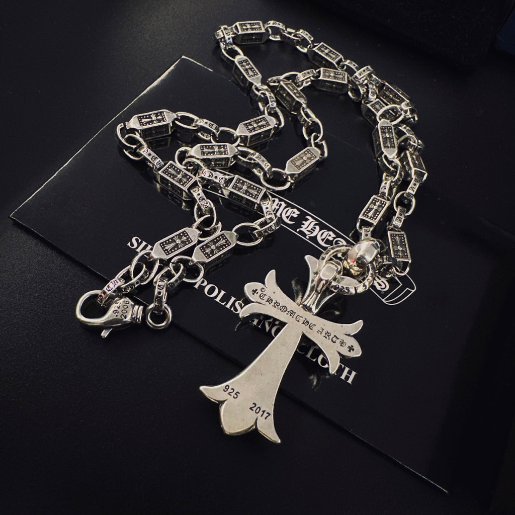 Chrome Hearts Slender Radiating Cross Necklace - album image 9
