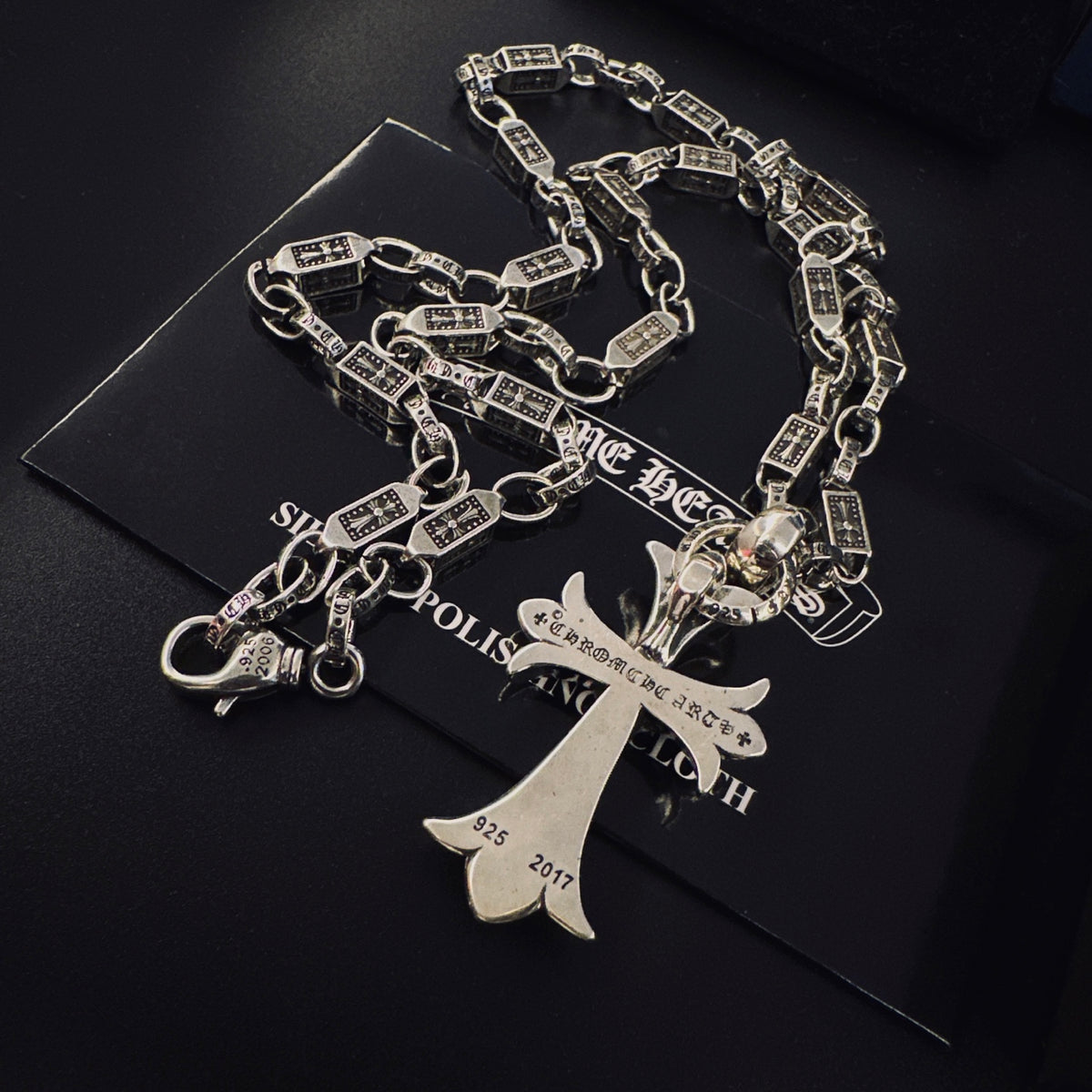 Chrome Hearts Slender Radiating Cross Necklace - album image 9