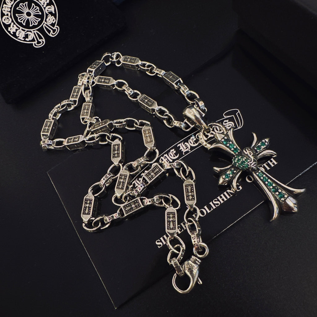 Chrome Hearts Slender Radiating Cross Necklace - album image 3